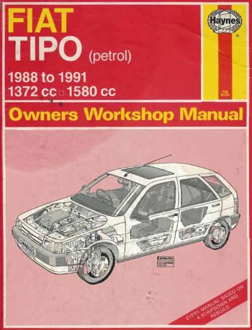 Руководство по ремонту и обслуживанию Fiat Tipo 1998-1991 гг.